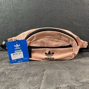 Adidas Originals National Waist Fanny Pack Pink Logo 12"x6" Crossbody Hipbag NWT